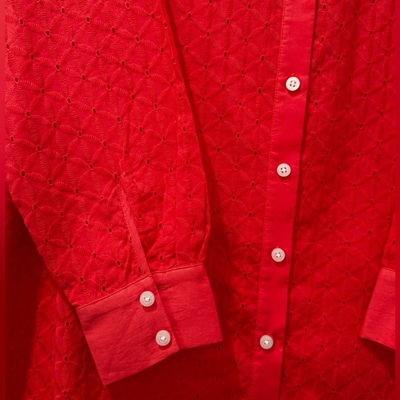 Tommy Hilfiger Coral Long Sleeve Shirt Dress M - Picture 5 of 8